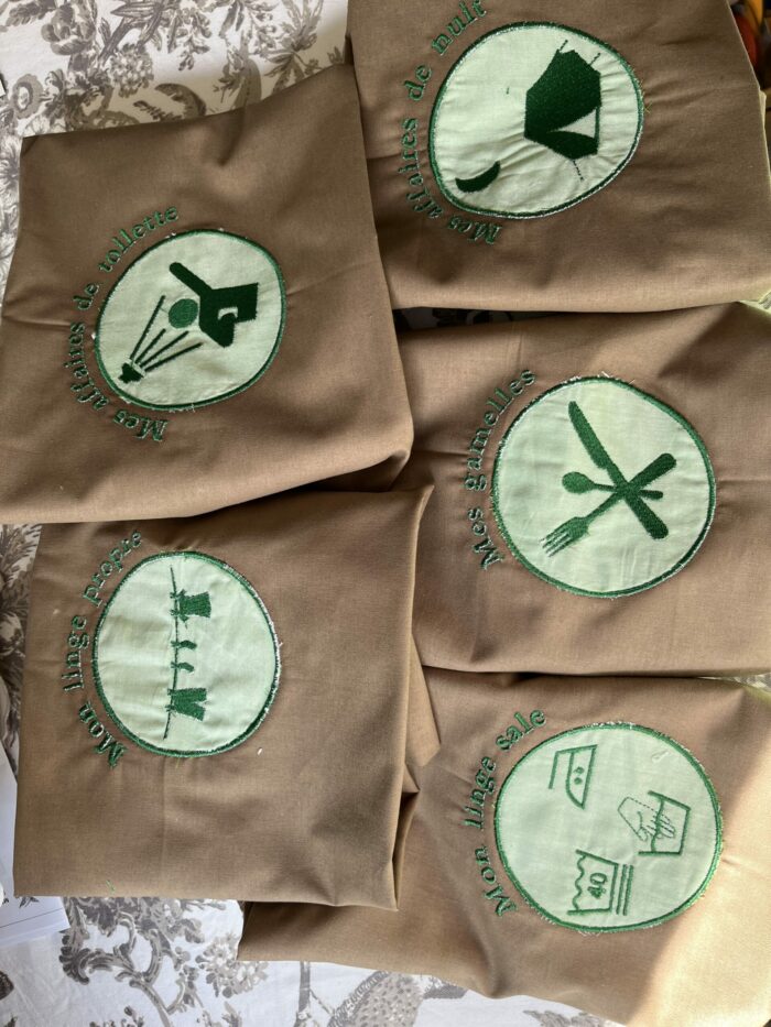 Lot de 5 sacs de camp guides ou scouts, colonie – Image 2